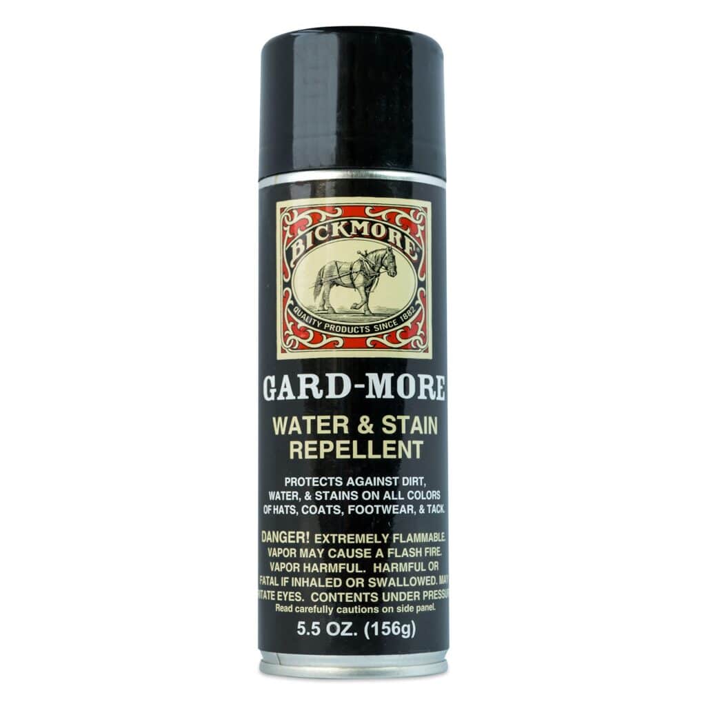 A spray can of the BickMore Guard More Water Stain Repellant